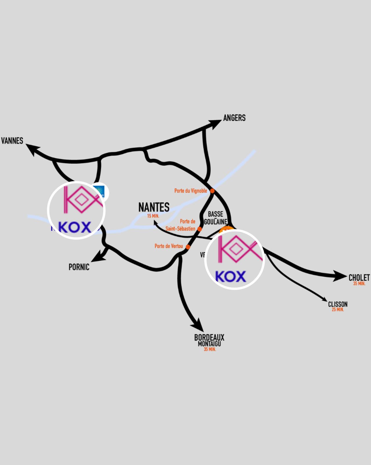 Plan kox karaoké Saint-Herblain et Haute Goulaine